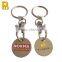 Metal Material and Coin Holder Keychain Type Key Chains