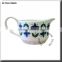 decal porcelain ceramic milk creamer and pitcher