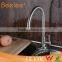 304 stainless steel single Lever handle goose neck kitchen water faucets