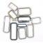 Wholesale metal square ring bag accessories