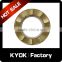 KYOK 19mm polished aluminum alloy metal roller shower curtain rings,top material decorative curtain hardware accessories