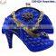 CSB1221 high quality 2016 Newest style Multicolored Italy style lady woman shoes match factory price