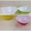 Oval Shaped Salad Bowl two color salad food bowl oval design serve bowl
