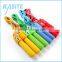 2.7m*5mm fitness counting cotton jump rope, PP handle with single color foam