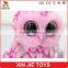 Cute Owl Plush Toy Best Selling Pink Stuffed Owl Toy Good Quality Plush Owl Soft Toy