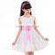 Latest bandage design beautiful party kid dress for little girl child dress wholesale