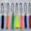 EN13356 customized promotional High Visibility Soft Reflective tassels Keychain