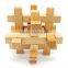 Wooden IQ Intelligent Puzzle Magic Puzzle Kongming Lock Brain Teaser Model Number GAD1071