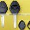 Replacement 3 Buttons With Logo Uncut Right Groove Blade Remote Blank Fob Key Case Shell For Mitsubishi Car Key