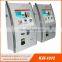 Wall mounting bank ATM machine with cash acceptor and receipt printer