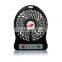 portable USB rechargable mini fan build in lithium battery lithium polymer battery