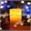 3" x 4" Indoor Flameless Ivory thin Pillar LED Candle