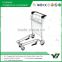 2015 New best selling 4 wheels 304 stainless steel luggage trolley for airport (YB-AT022)