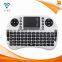 for Android Pad TV, Xbox, PS3, HTPC/IPTV, Mini 2.4GHz Wireless Touchpad Keyboard