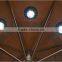 Outdoor folding charis funiture umbrella with light