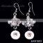 12mm Crystal rhinestone fashion design hanging earrings