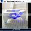 Modern Living Room Furniture Rotating Glass Coffee Table