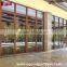 Single layer balcony waterproof frameless stackable glass partition wall