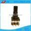 jiangsu 13mm dual gang rotary 200k ohm lever potentiometer without switch