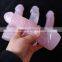 high quality lifelike masturbation natural rose quartz dildo for women huge crystal dildo