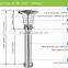 JR-2602 led solar garden light stainless steel 60cm 80cm 90mm