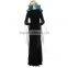 2016 luury black dress evening dress Vampire Halloween Witch Queen.