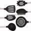 Premium high quality 5-piece silicone utensil red, silicone kitchen utensil sets