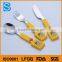 Heat Resistant Blocks Children Spoon Knife Forks Table Set