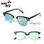 ADE WU 2016 Classic Rayray Brand Designer Sunglasses Ben Outdoor Men Women Semi Rimless Sunglasses Clubmaster Retro Logo Origin