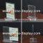 Acrylic material double sided print menu holder sign holder