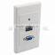 HDMI VGA 3.5MM Audio Wall Plate Support Customization