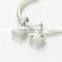 Mom Heart Bead Landing Charms Wholesale European Charm Bracelet Necklace 100% Real 925 Sterling Silver S189 Best Gifts For You O