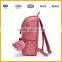 Leading Manufacturer Plain Style Nylon Material Red Young Boys Strong Schoolbag Backpack Leisure Bag