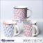 New bone china drum shaped big mug with wide bottom