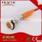 Filn 6mm 12v argon lamp bulb metal laser stage light LED indicator light with wire