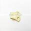 Custom Double Holes Brass Hook For Shoes