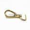 16mm Gold Plating Metal Key Chain Snap Hook