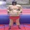 Hola funny foam padded sumo suits/sumo wrestling suits with inflatable ring