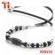 mens stainless steel rubber surfer beads jewellery necklace design