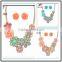 No.1 Yiwu Exporting Commission Agent Wanted Western Style Garment Necklace Set Earring Jewelry Set for Young Girls