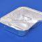 Take away disposable 2 compartment aluminium foil container/ Take out Foil Meal Tray