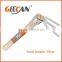 Stainless steel head material and wooden handle garden rake and hoe