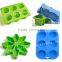hot sale rose silicone cake mold 6 checks cake mould