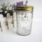 diamond glass caviar canning jar with lid