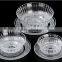 clear antique glass food fruit bowl for dish cake or salad