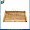Fancy bamboo / wooden bath mat / shower floor / shoe tray