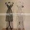 Metal dress form mannequin