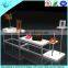 Fashion show window beauty shoes rack for sales order