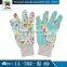 JX68C322 Custom-Made Colorful Gardening Glove with PVC dots on palm