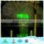 Wall fountain, video or picture projected by laser